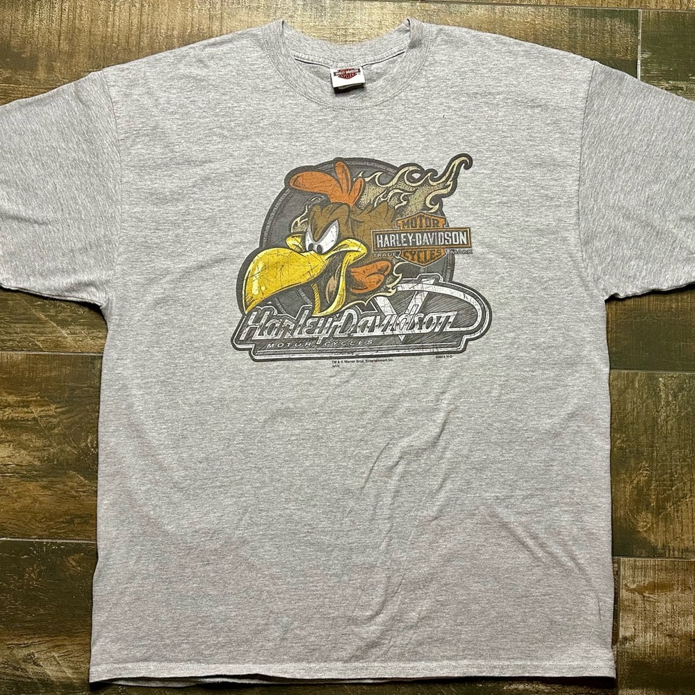 Harley-Davidson Looney Tunes Graphic T-Shirt Road Runner Bugs Bunny Taz Sz 2XL - Picture 3 of 9